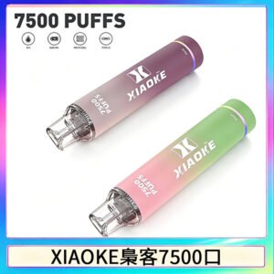 XIAOKE梟客7500Puffs跑馬燈拋棄式電子煙 可發光一次性